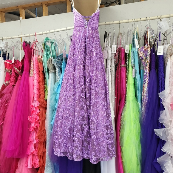 Lilac Dress by Alexia Designs - Picture 2 of 3